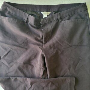 Off-black Size 16 short Christopher & Banks dress pants